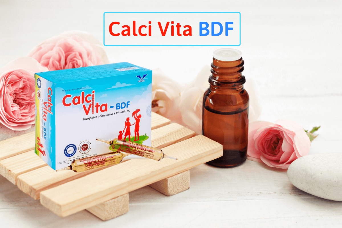 Calci Vita BDF bổ sung canxi hữu cơ cho trẻ em và người lớn