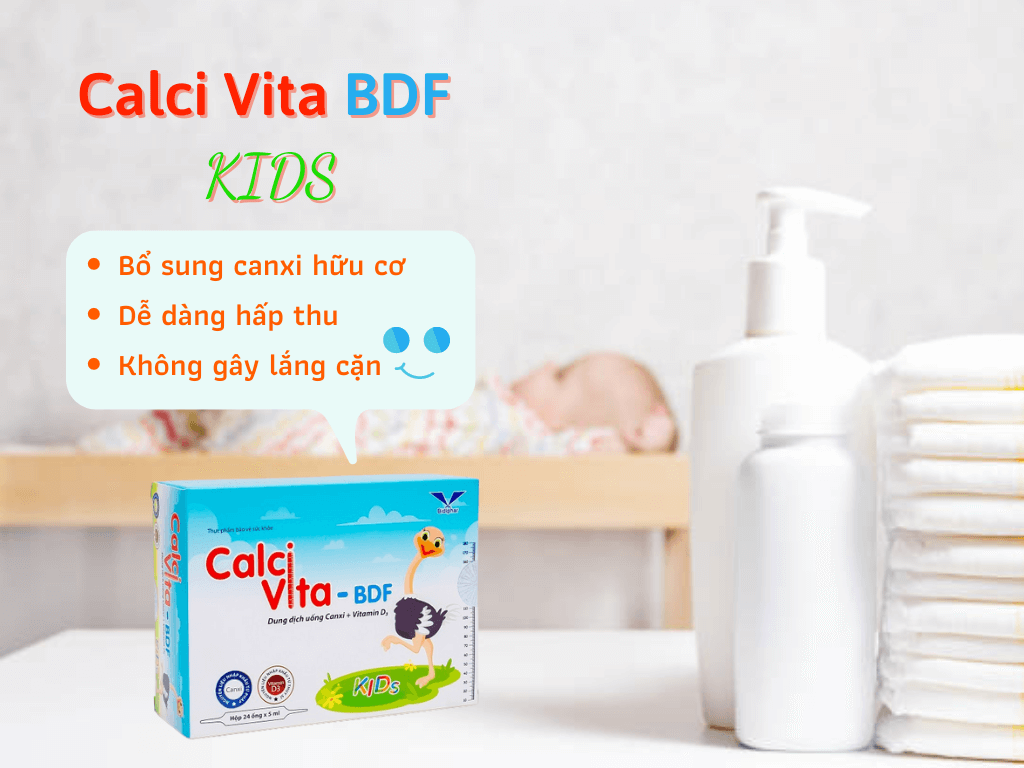 Calci Vita BDF Kids an toàn cho trẻ nhỏ