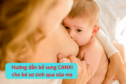 Hướng dẫn bổ sung canxi cho bé sơ sinh qua sữa mẹ đúng và đủ 