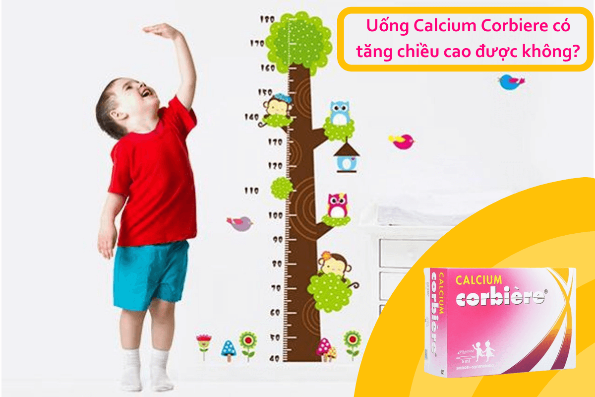Calcium corbiere có giúp tăng chiều cao hay không?