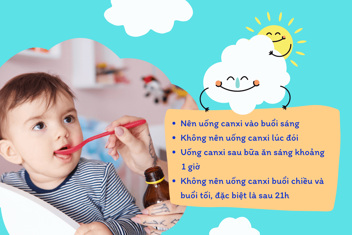 Canxi nên uống trước hay sau ăn?