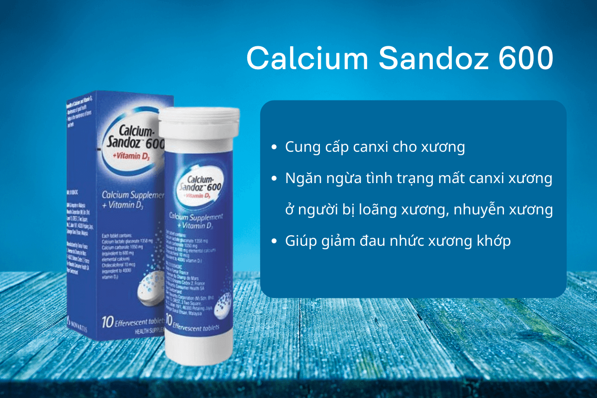 Tác dụng của thuốc Calcium Sandoz