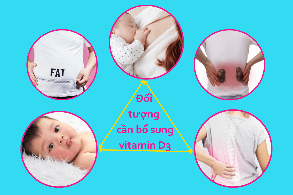 Đối tượng cần bổ sung vitamin D3