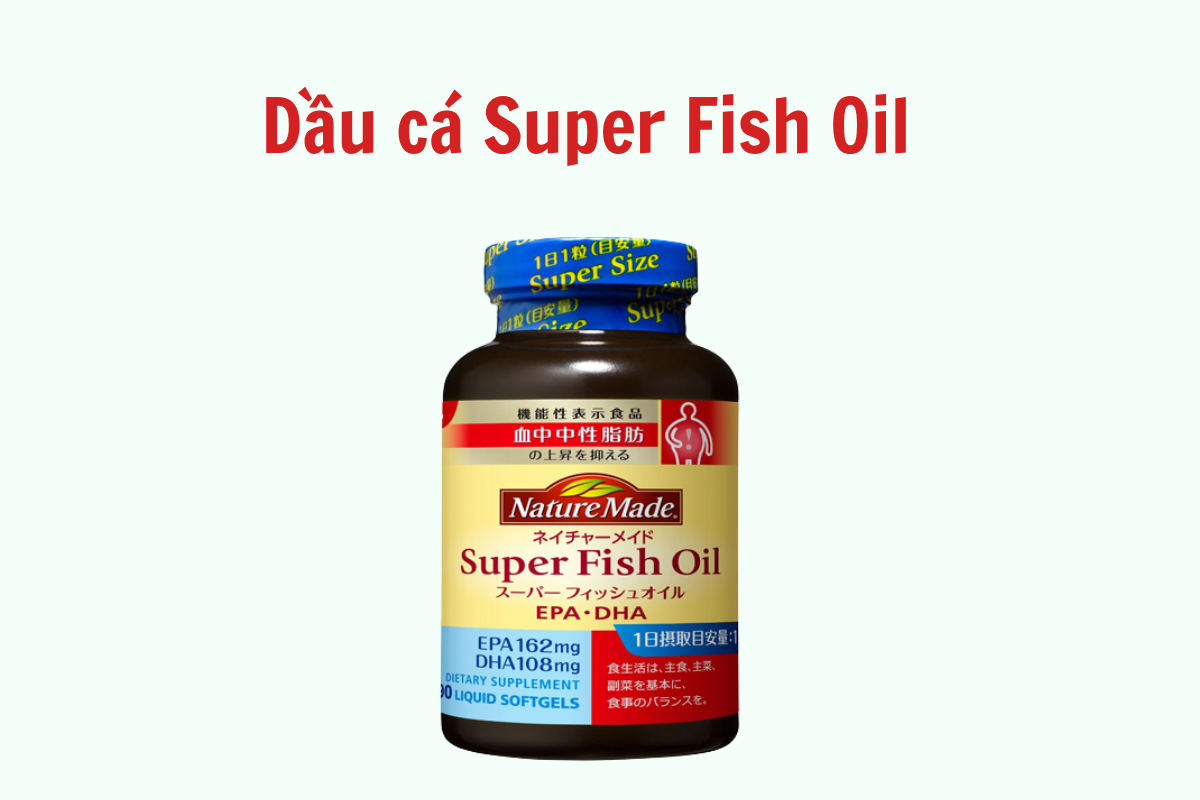 Viên dầu cá tăng chiều cao Super Fish Oil