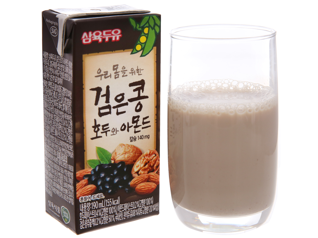 Sữa đậu đen óc chó SahmYook - Hàn Quốc
