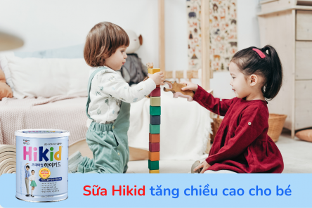 Tại sao nhiều mẹ lựa chọn sữa Hikid tăng chiều cao cho con?