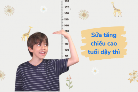 6 sữa tăng chiều cao tuổi dậy thì cho vóc dáng chuẩn hoa hậu