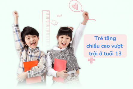 Trẻ cao vượt trội nhờ áp dụng 6 cách tăng chiều cao ở tuổi 13