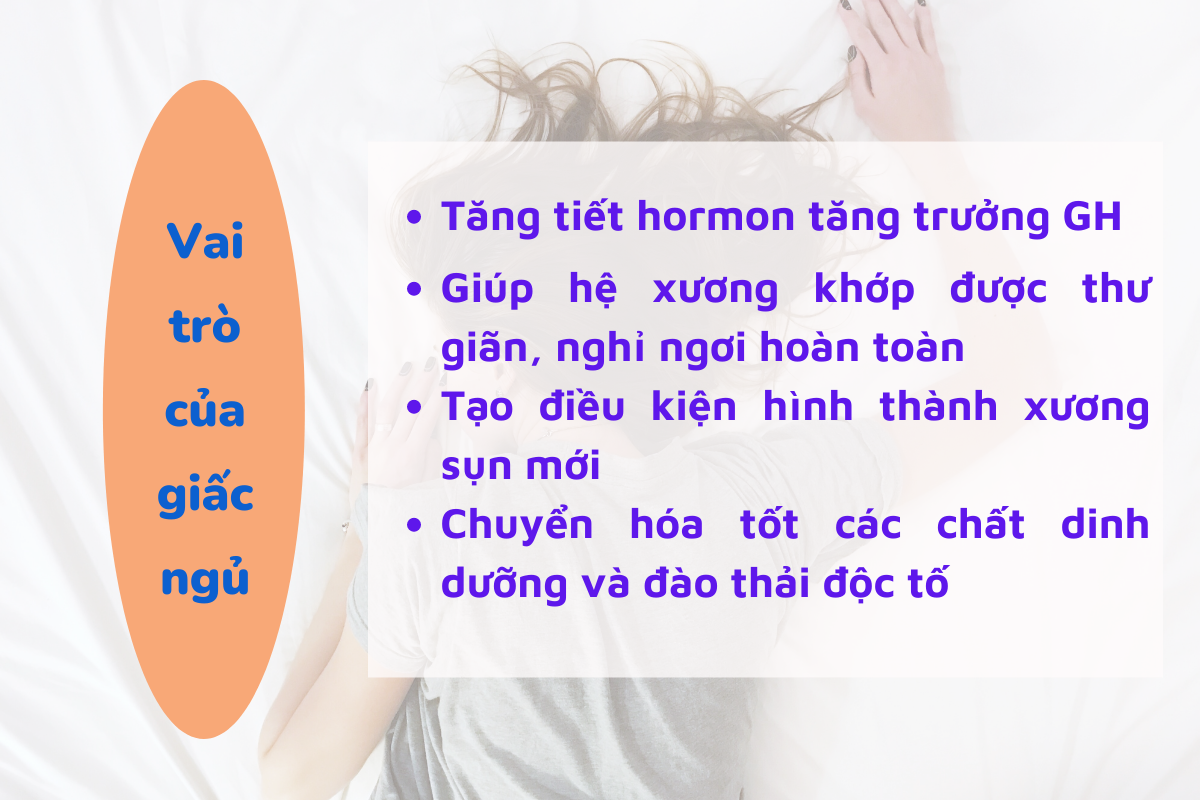 Tầm quan trọng của giấc ngủ đối với sự phát triển chiều cao